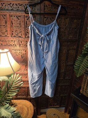 ZOCANIA Women's Wide Leg Jumpsuit with Straps